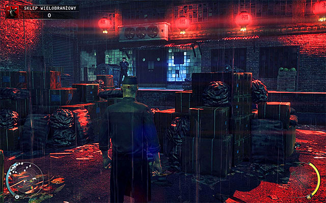 The entrance located on the back of the store is shown on the above screen - Convenience Store - Getting inside the shop - 5: Hunter and Hunted - Hitman: Absolution - Game Guide and Walkthrough