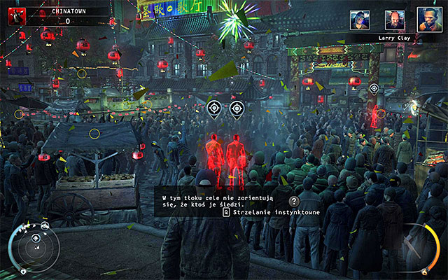 Go to the main area of Chinatown and spend some time to learn about current situation - Chinese New Year - Exploring Chinatown - 5: Hunter and Hunted - Hitman: Absolution - Game Guide and Walkthrough