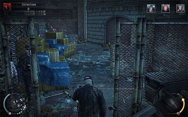 The best place to attack Frank Owens is a fenced area located in front of the starting place (screen above) - Chinese New Year - Eliminating Frank Owens - 5: Hunter and Hunted - Hitman: Absolution - Game Guide and Walkthrough