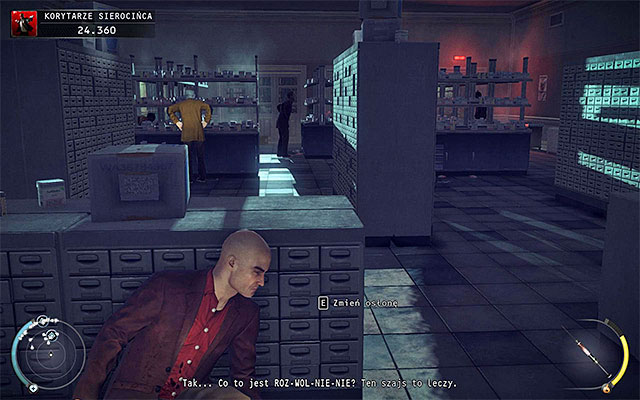 Behind the canteen you can find a medicine office, which on higher difficulty levels is occupied by a large group of enemies - Orphanage Halls - Exploring the ground floor of the orphanage - 6: Rosewood - Hitman: Absolution - Game Guide and Walkthrough