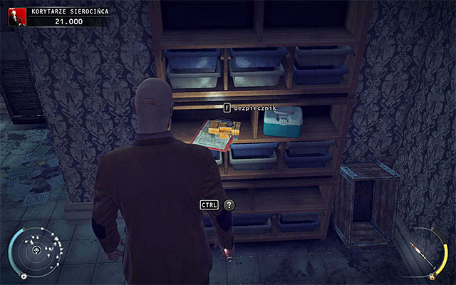 The fourth fuse can be found in a small area on the ground floor adjacent to the staircase (the one located near the starting place), between reception and chapel - Orphanage Halls - Retrieving fuses: lower difficulty levels - 6: Rosewood - Hitman: Absolution - Game Guide and Walkthrough