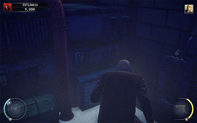 After turning the valve, go inside the ventilation shaft located on the right - Central Heating - Eliminating Wade - 6: Rosewood - Hitman: Absolution - Game Guide and Walkthrough