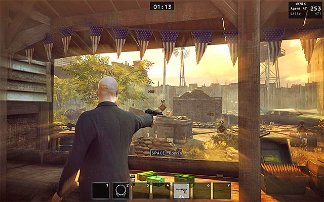 Gaining 471 points is not possible in a standard way, so you have to use Instinct from time to time - Gun Shop - Winning the shooting range contest - 8: Birdie's Gift - Hitman: Absolution - Game Guide and Walkthrough