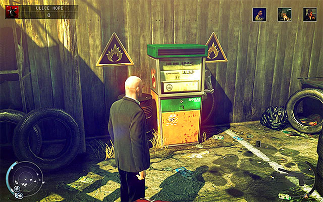 Another place visited by Tyler is a square located in front of the car garage - Streets of Hope - Murdering Tyler Colvin - 9: Shaving Lenny - Hitman: Absolution - Game Guide and Walkthrough