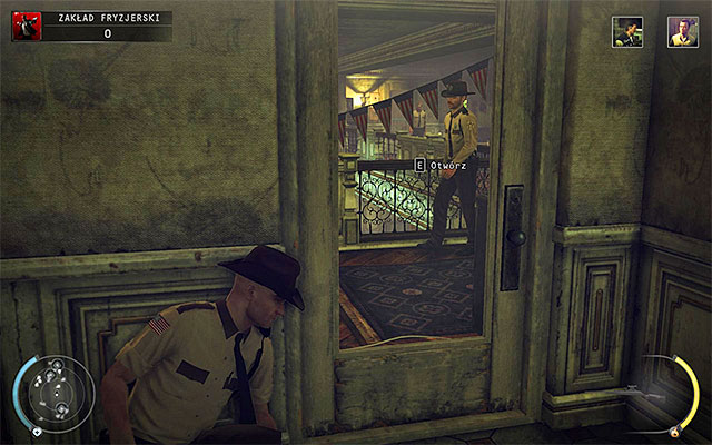 The first floor of the barbershop consists of two small room and several corridors - Barbershop - Exploring the barbershop - 9: Shaving Lenny - Hitman: Absolution - Game Guide and Walkthrough