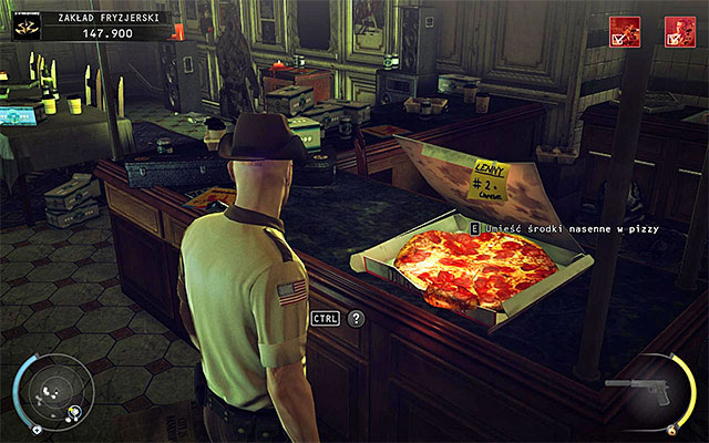 You can also neutralize Lenny by adding sleeping pills to a pizza - Barbershop - Neutralizing Lenny - 9: Shaving Lenny - Hitman: Absolution - Game Guide and Walkthrough