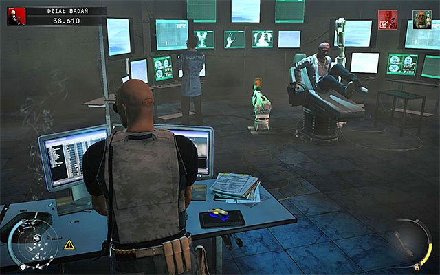 Once you get inside a new room, stand at the left computer terminal and do not move - R&D - Murdering Dr. Ashford - 12: Death Factory - Hitman: Absolution - Game Guide and Walkthrough