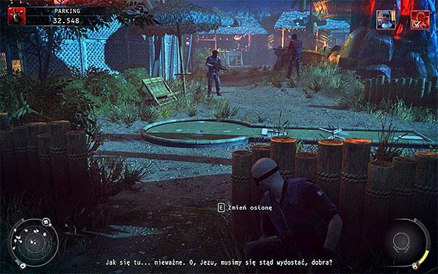 If you dont want to (or simply cant) use the remote explosives, then you should take some time to familiarize yourself with the area patrolled by Heather - Parking - Murdering Heather McCarthy - 14: Attack of the Saints - Hitman: Absolution - Game Guide and Walkthrough