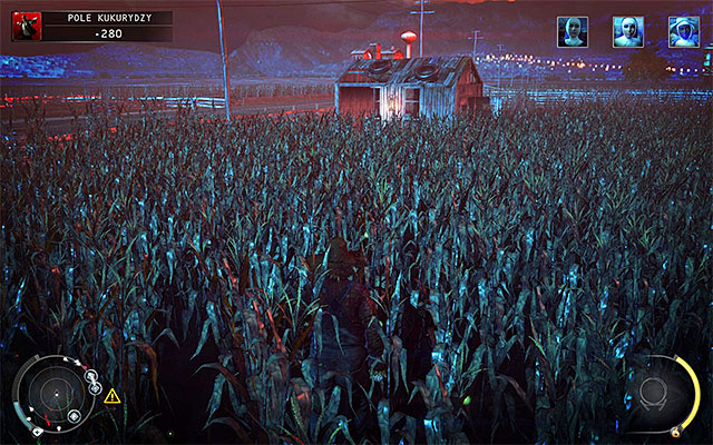 You can spend some time exploring the area, however its optional - Cornfield - Murdering Louisa Candy Cain - 14: Attack of the Saints - Hitman: Absolution - Game Guide and Walkthrough