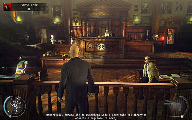 The mission starts in the courthouse - Courthouse - Exploring the courthouse - 15: Skurkys Law - Hitman: Absolution - Game Guide and Walkthrough