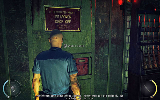 In order to exit this location you have to unlock the door shown on the above screen - Holding cells - 15: Skurkys Law - Hitman: Absolution - Game Guide and Walkthrough