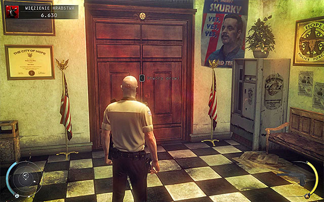 The exit from the county jail is located near the place, where you've found your pistols (it is shown on the above screen) - County jail - 16: Operation Sledgehammer - Hitman: Absolution - Game Guide and Walkthrough