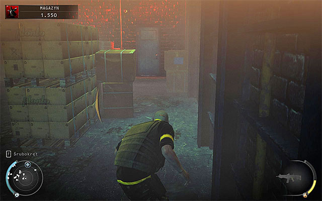 The alternative passage is the door shown on the above screen, located in one of warehouse's corners - Burn - 16: Operation Sledgehammer - Hitman: Absolution - Game Guide and Walkthrough