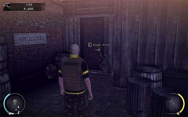 Regardless of whether you've got the secret or not, you have to reach the door shown on the above screen - Hope Fair - 16: Operation Sledgehammer - Hitman: Absolution - Game Guide and Walkthrough