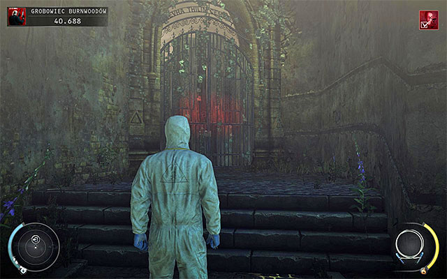A passage leading to the crematorium is located at the very end of the path, on which you've started this stage - right from the clearing with heavy troopers - Burnwood Family Tomb - Eliminating Jade - 20: Absolution - Hitman: Absolution - Game Guide and Walkthrough