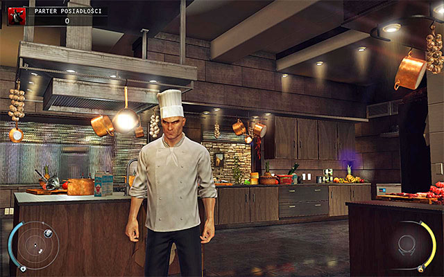Chef disguise requires neutralizing a chef cook in the mansion (Mansion ground floor stage) - 1: Personal Contract - Challenges - Hitman: Absolution - Game Guide and Walkthrough
