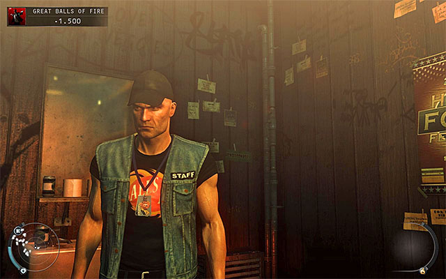 Hope bar bouncer disguise can be also obtained after starting the bar fight - 7: Welcome to Hope - Challenges - Hitman: Absolution - Game Guide and Walkthrough