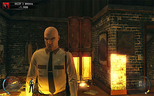 It is not easy to get Hope policeman disguise, because all cops in the gun shop are in view sight of other people - 8: Birdie's Gift - Challenges - Hitman: Absolution - Game Guide and Walkthrough