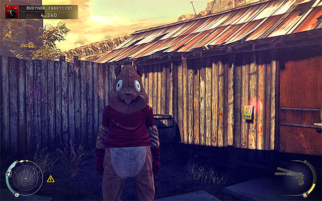 Chipmunk costume is a hidden disguise and the only opportunity to obtain it appears in the Factory Compound stage - 11: Dexter Industries - Challenges - Hitman: Absolution - Game Guide and Walkthrough