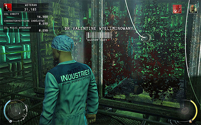 The challenge is completed when Dr - 12: Death Factory - p. 2 - Challenges - Hitman: Absolution - Game Guide and Walkthrough