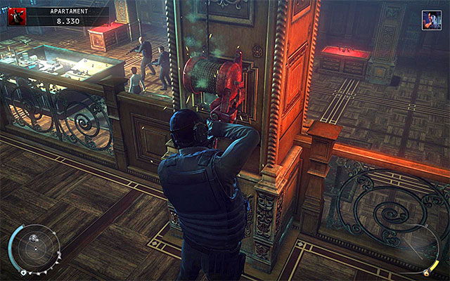 Use any stairs leading to the upper balconies, wait until Layla approaches the mock-up and pull the lever thus crushing her with the skeleton - 18: Blackwater Park - p. 3 - Challenges - Hitman: Absolution - Game Guide and Walkthrough