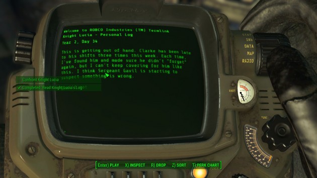 Fallout 4 - Duty of Dishonor - Boston Airport - Knight Lucia