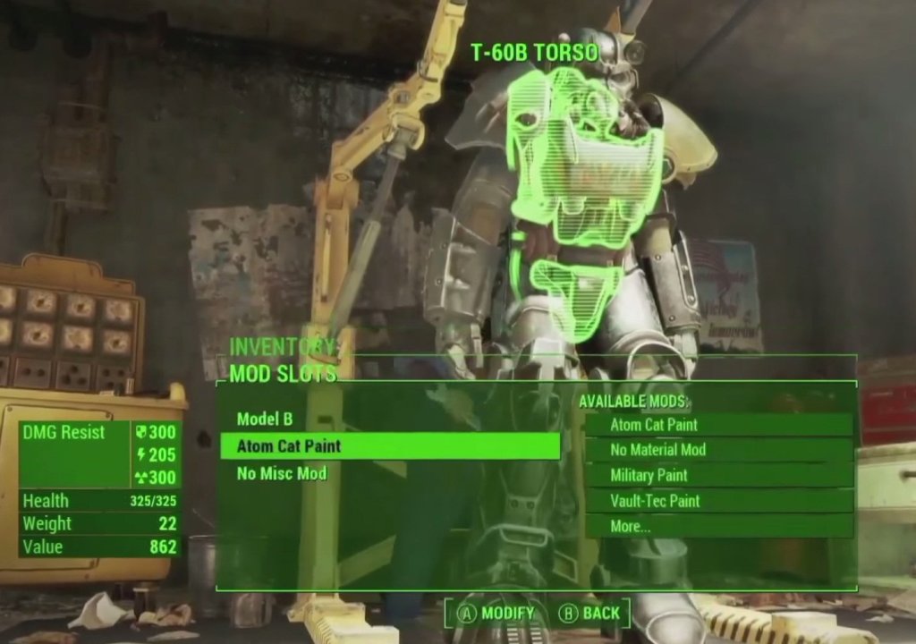 Fallout 4 Guide: How to Repair Power Armor and How to Change Power Armor Color