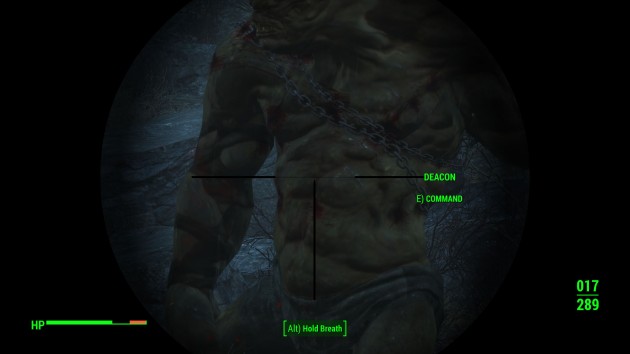 Fallout 4 - How to Easily Kill Behemoths - Aim at Chest