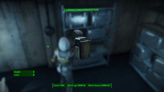 Fallout 4 - Tradecraft - Pick the Carrington's Prototype