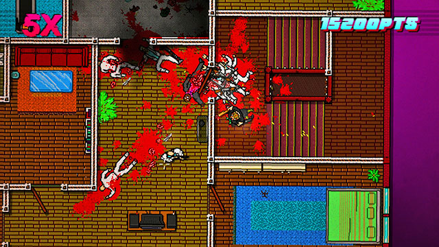 The basic thing that you need to remember, throughout the entire game, is the rule of one life - Combat - Hotline Miami 2: Wrong Number - Game Guide and Walkthrough