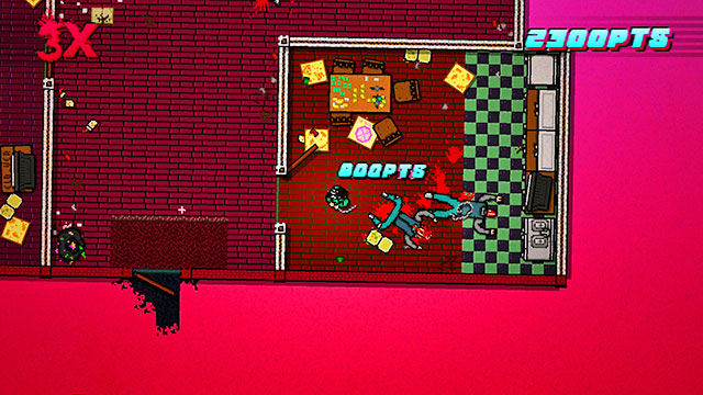 Go left - Scene 1 - Down Under - Act 1 - Exposition - Hotline Miami 2: Wrong Number - Game Guide and Walkthrough