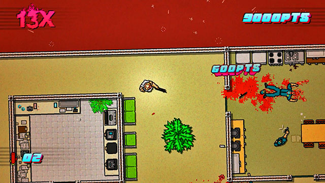 Start with the upper room and deal with the bottom one - Scene 4 - Final Cut - Act 1 - Exposition - Hotline Miami 2: Wrong Number - Game Guide and Walkthrough