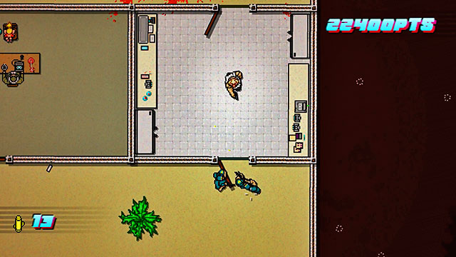 After that, go right - Scene 4 - Final Cut - Act 1 - Exposition - Hotline Miami 2: Wrong Number - Game Guide and Walkthrough