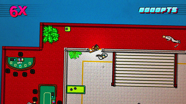 Return to the entrance, by walking around the entire floor - Scene 5 - First Trial - Act 2 - Rising - Hotline Miami 2: Wrong Number - Game Guide and Walkthrough