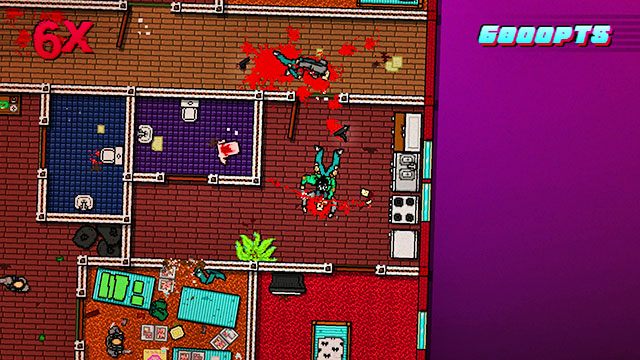 Go left - Scene 6 - Moving Up - Act 2 - Rising - Hotline Miami 2: Wrong Number - Game Guide and Walkthrough