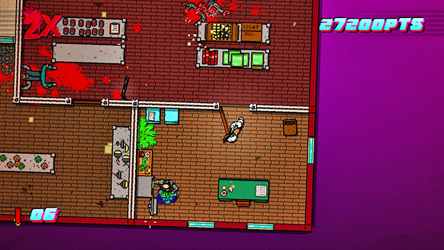 Return to the car - Scene 7 - No Mercy - Act 2 - Rising - Hotline Miami 2: Wrong Number - Game Guide and Walkthrough