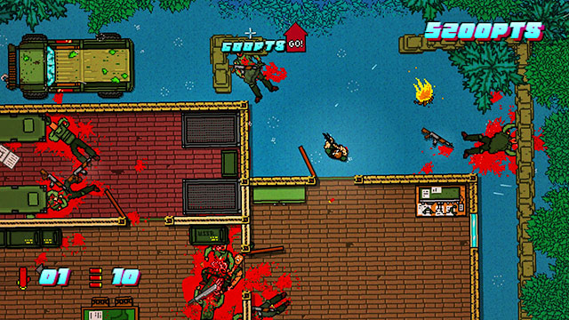 After a while, you reach more developments - Scene 9 - Ambush - Act 3 - Climax - Hotline Miami 2: Wrong Number - Game Guide and Walkthrough