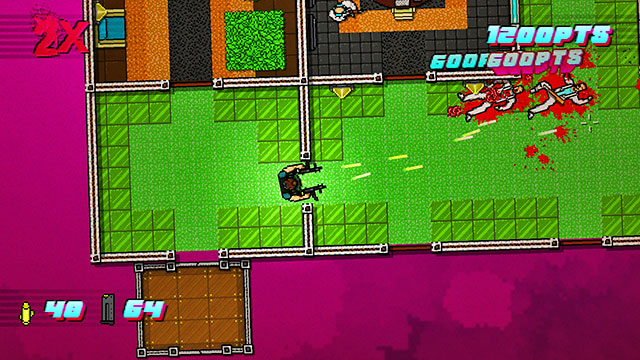 Enter the room by opening the door carefully - Scene 12 - Death Wish - Act 3 - Climax - Hotline Miami 2: Wrong Number - Game Guide and Walkthrough
