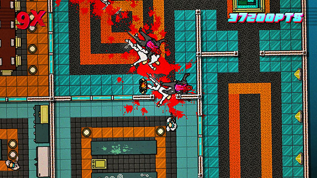 Go right - Scene 12 - Death Wish - Act 3 - Climax - Hotline Miami 2: Wrong Number - Game Guide and Walkthrough