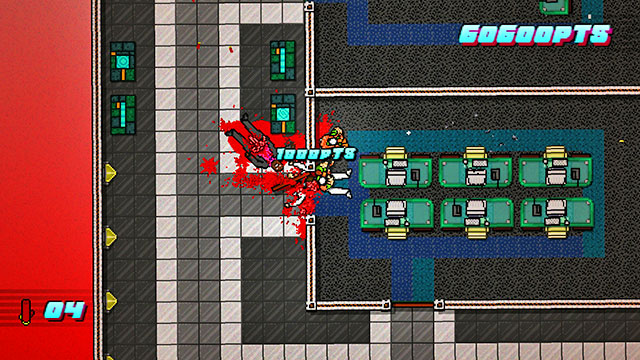 Your next target is the patrol of two shooters in the corridor - Scene 12 - Death Wish - Act 3 - Climax - Hotline Miami 2: Wrong Number - Game Guide and Walkthrough