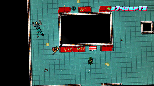 After going out from the subway - Scene 13 - Subway - Act 4 - Falling - Hotline Miami 2: Wrong Number - Game Guide and Walkthrough
