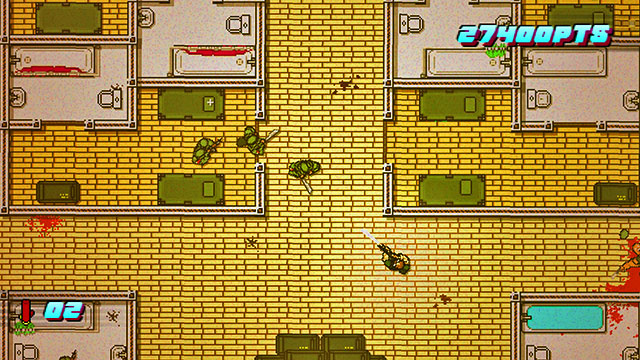 Return to the corridor on the right and go up - Scene 14 - Stronghold - Act 4 - Falling - Hotline Miami 2: Wrong Number - Game Guide and Walkthrough