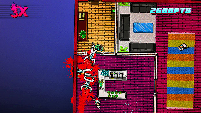With the firearm, clear the room on the right - Scene 19 - House Call - Act 5 - Intermission - Hotline Miami 2: Wrong Number - Game Guide and Walkthrough