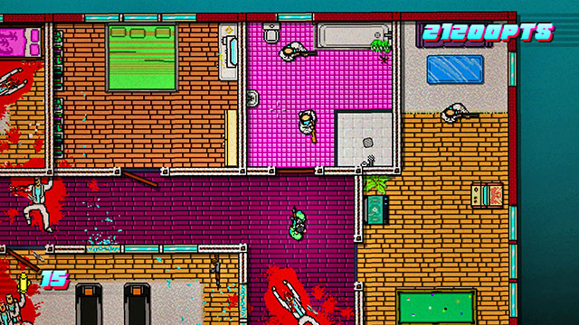 After you clear both of the floors, exit the building - Scene 19 - House Call - Act 5 - Intermission - Hotline Miami 2: Wrong Number - Game Guide and Walkthrough