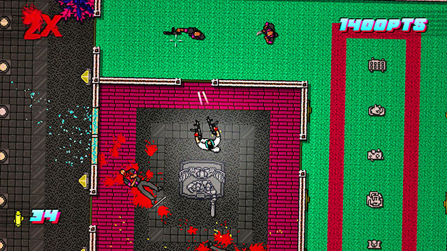 Return to the right side of the map - Scene 24 - Take Over - Act 6 - Catastrophe - Hotline Miami 2: Wrong Number - Game Guide and Walkthrough