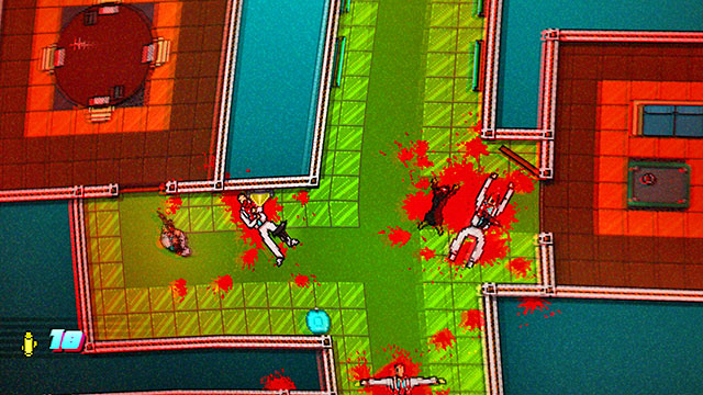In the room with the bear, you have to reach the stick - Apocalypse - Hotline Miami 2: Wrong Number - Game Guide and Walkthrough
