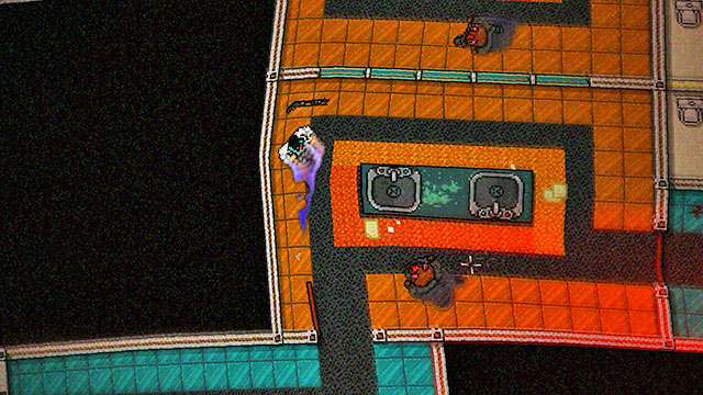 In the next part of the building, pick up the weapon and go left - Apocalypse - Hotline Miami 2: Wrong Number - Game Guide and Walkthrough