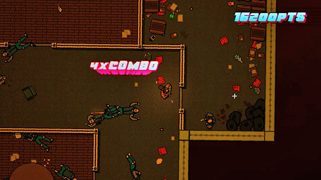 In the last room, you will e facing two shooters - Bonus Scene - The Abyss - Hotline Miami 2: Wrong Number - Game Guide and Walkthrough
