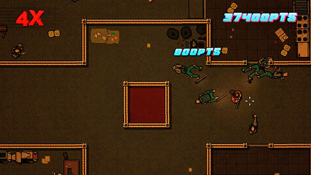 Three more groups of enemies are located on the left - Bonus Scene - The Abyss - Hotline Miami 2: Wrong Number - Game Guide and Walkthrough