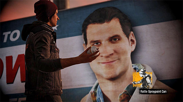 Use controller properly and paint over the billboard - Prologue: Delsin Rowe - Walkthrough - inFamous: Second Son - Game Guide and Walkthrough